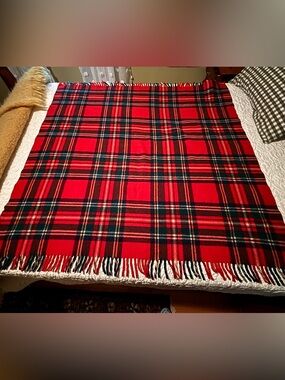 Wm Ayres Fringed Wool Throw